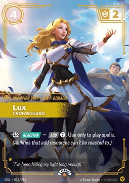 Lux Crownguard - OGS-014-p - Promotional Cards - Riftbound card